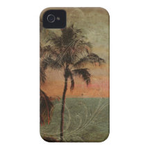 PixDezines Vintage Hawaiian Beach, hapuna Case-Mate iPhone 4 Cases