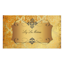 PixDezines Vintage Josephine Damask Business Card