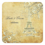 PixDezines Vintage La Tour Eiffel+Swirls stickers