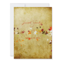 PixDezines Vintage Maple Leaves/fall wedding