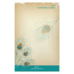 PixDezines vintage peacock, SEO/DIY colour Stationery Paper