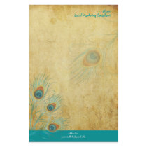 PixDezines vintage peacock, SEO/DIY colour Personalized Stationery