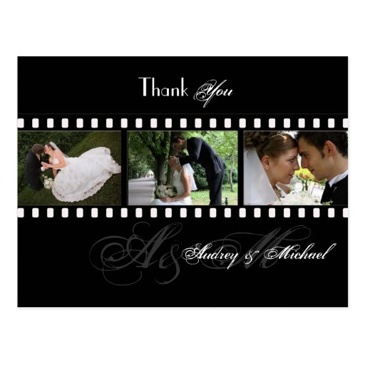 PixDezines Wedding+Photos+Thank you Postcard