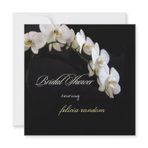 PixDezines White Orchid / Bridal/Wedding Personalized Invite