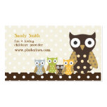 PixDezines Whoot's Daycare Business Cards