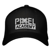 Pixel Academy Hat Embroidered Baseball Cap