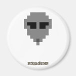Pixel_Alien Fridge Magnet