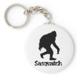 Pixel Art Sasquatch Keychain