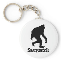 Pixel Art Sasquatch keychains