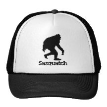 Pixel Art Sasquatch Mesh Hats