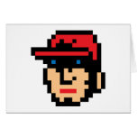 Pixel Baseball Player Card