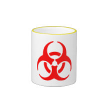 PIXEL BIOHAZARD COFFEE MUG
