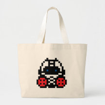 Pixel Boxer Tote Bag