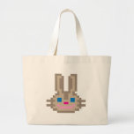 Pixel Bunny Rabbit II Tote Bag