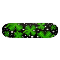 Pixel Clover Skateboard