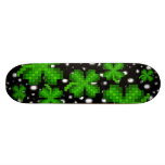 Pixel Clover Skateboard