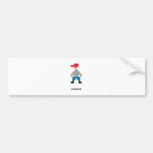 Pixel_Dude Bumper Sticker