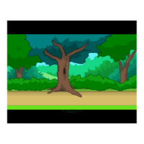 Pixel forest #1 poster (Customizable!) posters
