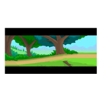 Pixel forest #2 poster (Customizable!) posters