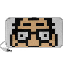 pixel geek nerd up close travel speakers