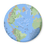 Pixel Globe Magnet