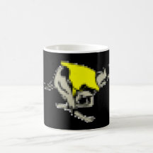 PIXEL GREYHOUND RUN COFFEE MUGS