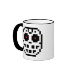 Pixel Hockey Goalie Mask Coffee Mugs