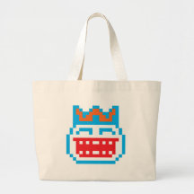 Pixel Jester Canvas Bag