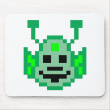 Pixel Martian Alien Mouse Pad