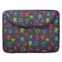 Pixel monkey laptop flap sleeve MacBook pro sleeves