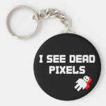 Pixels morts de Sarah Marshall Porte-clés