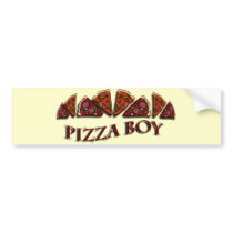 Pizza Boy Bumper Sticker