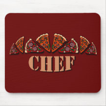 Pizza Chef Mousepads