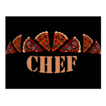 Pizza Chef Postcards