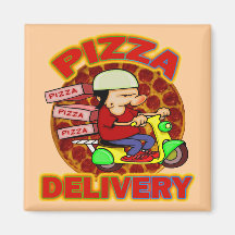 Pizza Delivery Magnets
