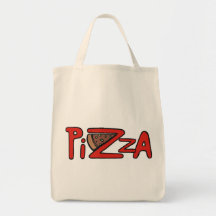 Pizza Grocery Tote Bag