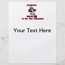 Pizza is a Vegetable Custom Flyer