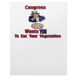 Pizza is a Vegetable Custom Letterhead