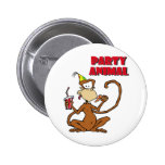 Pizza Monkey Party Animal Pins