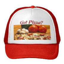 Pizza obtenue ? chapeau casquette