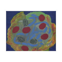 Pizza Painting Gallery Wrapped Canvas