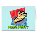 Pizza Party 1 Greeting Cards