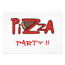 Pizza Party Invitation