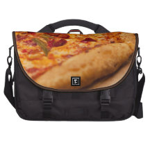 Pizza photo laptop bag