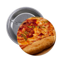 Pizza photo pinback buttons