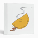 pizza pocket calzone 3 ring binder