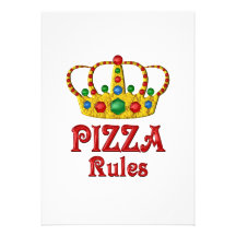 PIZZA RULES ANNOUNCEMENTS