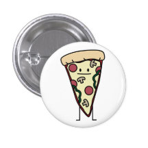 Pizza Slice Pinback Buttons