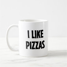 Pizzas - Right Handed Mugs