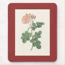 PJ Redoute - Rosa damascena aurora Mouse Pad